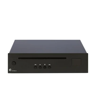Imagen de Pro Ject CD Box E Reproductor de para Principiantes (ultracompacto, con Unidad y DA), Color Negro