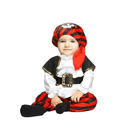 Imagen de My Other Me 203816 Disfraz de pequeño pirata para niño, 0 6 meses (Viving Costumes 203816)