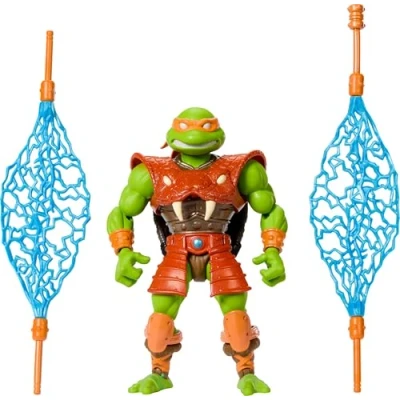Imagen de Masters of the Universe Origins Turtles Grayskull Michelangelo Figura de acción articulada la Guerra los reptiles, juguete del héroe Mikey unión mundos, JBN02