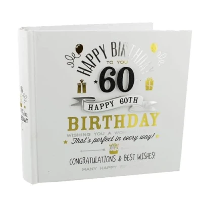 Imagen de Signography álbum de fotos para 60.º cumpleaños, ideal como regalo