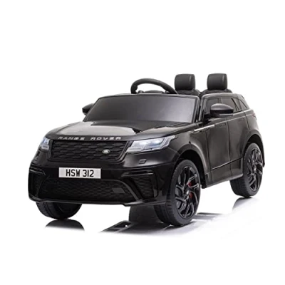 Imagen de INDALCHESS Coche batería Velar 12v, Ruedas Goma y Mando RC, (Negro)