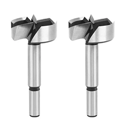 Imagen de Yangfei 2Pcs Fresas para Madera Brocas Madera, Taladro de Acero Broca Fresadora Diámetro 40mm, Forstner (Longitud: 90 mm)
