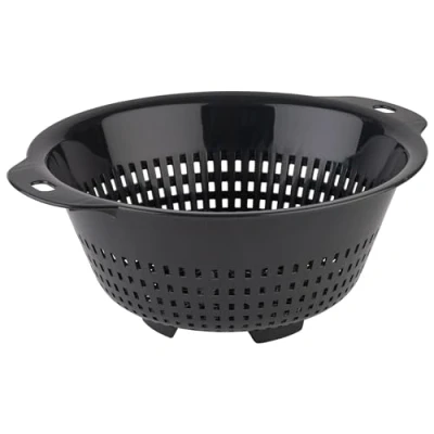 Imagen de APS 787 escurridor, escurridor de cocina con Ø 27,5 cm, altura 12 pasta, asas ergonómicas empotradas, antracita