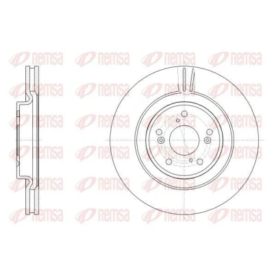 Imagen de REMSA Disco de freno HONDA: CR V 5 Eje delantero 320mm 28mm ventilado 62557.10 45251TNYE01 Discos freno,