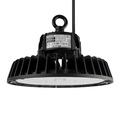 Imagen de Ledvion High Bay LED Profesional 200W, Philips Treiber, 175lm/W, 35.000 Lúmenes, 4000K, IP65, Regulable, 5 Años de Garantía, Lámpara UFO Bajo Consumo Certificación IP65