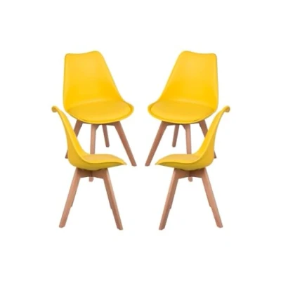 Imagen de Regalos Miguel Packs Sillas Comedor Pack 4 Synk Basic Amarillo