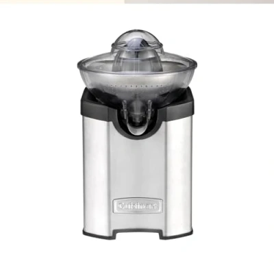 Imagen de Cuisinart Prensa Eléctrica de Cítricos Exprimidor Frutas todos los tamaños Naranja, Limón, Lima, Pomelo Sin goteo Apto para lavavajillas Tamaño compacto Acero inoxidable