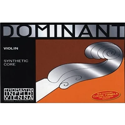 Imagen de Thomastik cuerda suelta para 4/4 violín dominant mi acero cromo, blanda, lazo.