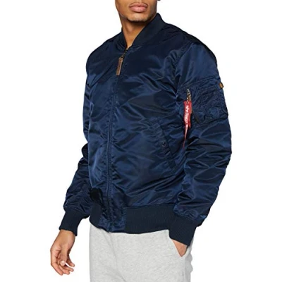 Imagen de Alpha Industries MA1 VF 59 LONG Chaquetas bomber, Hombre, Talla: Small, Republica blue