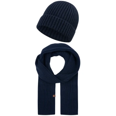 Imagen de Indicode Jeans SET Geyser Bufanda, Talla: One Size, Navy