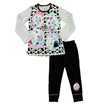 Imagen de Disney 101 Dalmatians Cheeky Pup Pijama para niñas de 9 a 10 años, multicolor, multicolor
