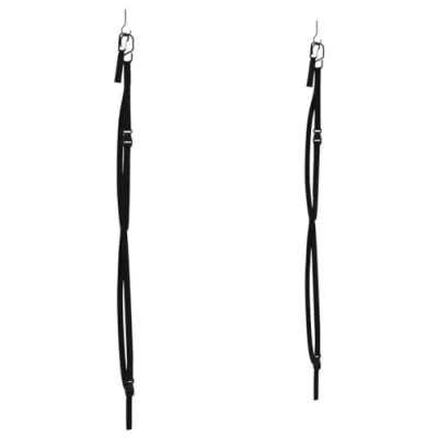 Imagen de vidaXL Correas de Almacenamiento Kayak Dobles y Clips Remo 50 kg, Sistema Doble, Correa Kayak, Colgante