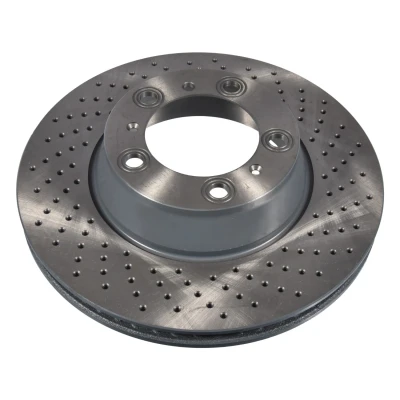 Imagen de FEBI BILSTEIN 44061 Disco de freno Eje trasero, derecha 330 28 5 130 perforado/ventil. int. revestido PORSCHE: 911 Coupé, Cabrio