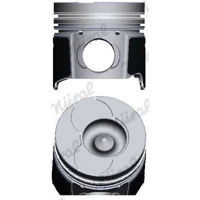 Imagen de NÜRAL 87 422300 10 Pistóns 80 con canal de refrigeración, soporte segmento pistón, Biela trapecial