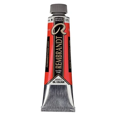 Imagen de Talens Rembrandt Excelentes colores de pintura al óleo 40 ml 370 Rojo permanente claro