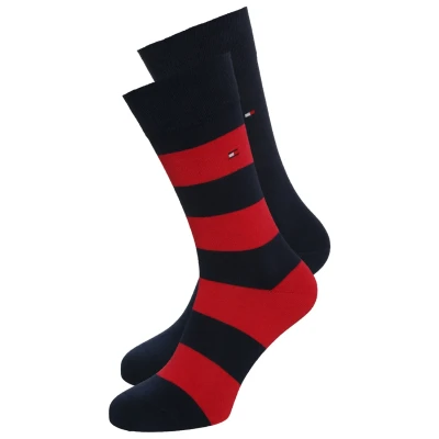 Imagen de Tommy Hilfiger MEN Rugby SOCK 2 PACK Calcetines, Hombre, Talla: 39 42, original