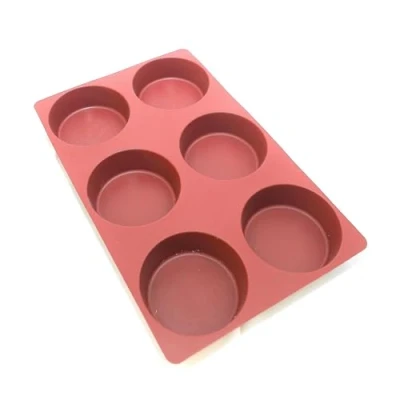 Imagen de Maé Innovation Molde de silicona 40 x 30 cm, 6 cilindros, diámetro 10 3,5 antiadherente, fabricado en Francia