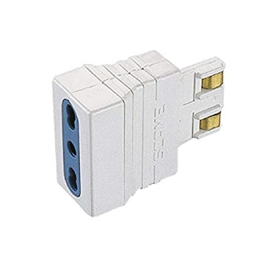 Imagen de POLY POOL PP0650Q Adaptador de enchufe láminas simple grande 16A 2P+E MAGIC 250V bivalente italiano alemán 10A/16A 100 % Made in Italy