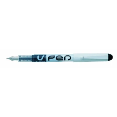 Imagen de Pilot V Pen Silver Pluma estilográficas (Negro) paquete de 12 unidades