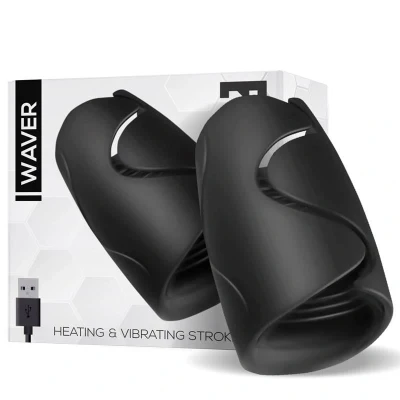 Imagen de TARDENOCHE WAVER MASTURBADOR MASCULINO FUNCIÓN CALOR Y VIBRACIÓN FLEXIBLE USB SILICONA
