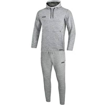 Imagen de JAKO Jogginganzug Premium Basics mit Kapuzensweatshirt Chándal, Mujeres, Gris, 36