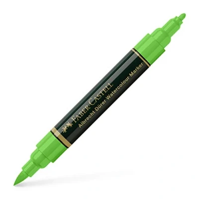 Imagen de Faber Castell 160412 Caja de 4 marcadores acuarelables A. Dürer 112. Color Verde hoja