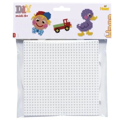 Imagen de HAMA BEADS Set de plantillas grandes forma redonda y cuadrada para cuentas colores , color/modelo surtido