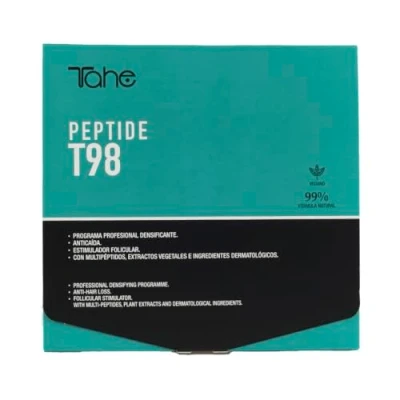 Imagen de Tahe Peptide T98 Pack Programa anticaída del cabello: Tratamiento concentrado 6 x10 ml + Champú 300