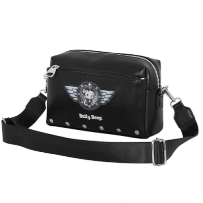 Imagen de Karactermania Betty boop Motor LOVE Fashion Shoulder Bandolera para niños, Talla: One Size, black