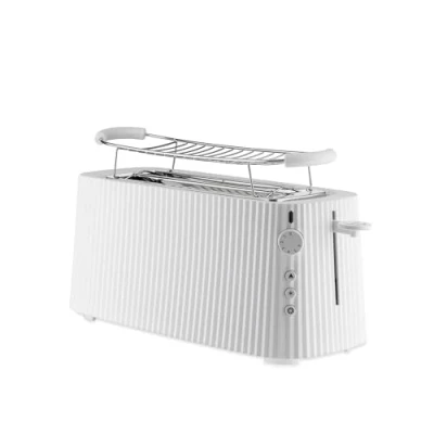 Imagen de Alessi Toaster Plisse White 1700 W MDL15 by Michele De Lucchi