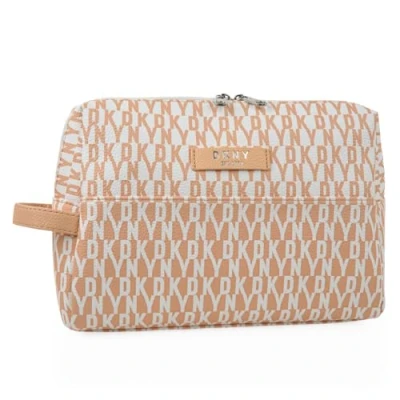 Imagen de DKNY Neceser Mujer. Maquillaje Organizador. Bolsa Aseo Viaje Grande. Mujer Maquillaje. Maquillaje., Melocotón