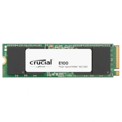 Imagen de Crucial E100 1TB PCIe Gen4 NVMe M.2 SSD Interno, hasta 5.000 MB/s, Compatible con Ordenador Portátil y de Sobremesa CT1000E100SSD8