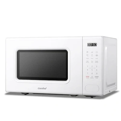 Imagen de COMFEE&#039; Horno microondas digital, 700 W, 20 L, 6 menús preestablecidos, Express Cook, 11 niveles de potencia, descongelación, función memorización Blanco CM E202CC(WH)