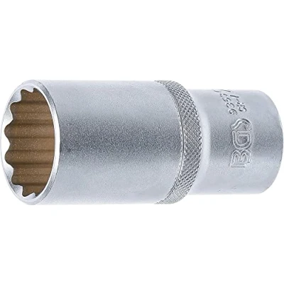 Imagen de BGS 9363 Llave de vaso 12 caras, larga entrada 12,5 mm (1/2&quot;) 27