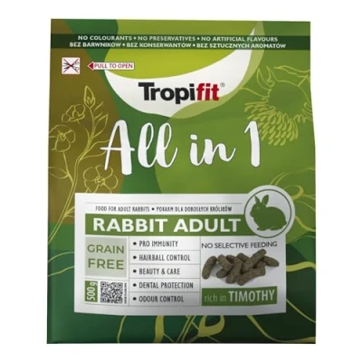 Imagen de All in 1 Rabbit Adult 1,75kg alimento para Conejos Adultos, Rico en Hierbas y pastos, con la adición de Flores caléndula