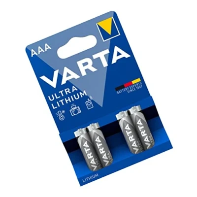Imagen de Varta Lr03 professional litio1,5v 4 x aaa 6103301404