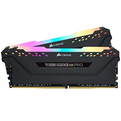 Imagen de Corsair Vengeance RGB PRO 32 GB (2 x 16 GB) DDR4 3200 MHz C16 XMP 2.0 LED Iluminación Módulo de Memoria Alto Rendimiento, Negro
