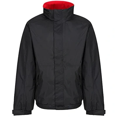 Imagen de Regatta Dover Men&#039;s Fleece Lined Bomber Jacket, Chaqueta Hombre, Negro (black Ash), 4XL