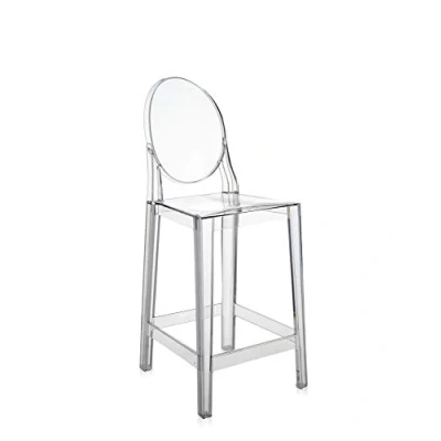 Imagen de Kartell One More Please Taburete Respaldo ovalado, Cristal, H. 65 cm