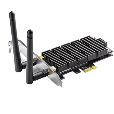 Imagen de TP Link Archer T6E Tarjeta de Red Wi Fi PCI Express, inalámbrico, doble banda, AC 1300 (867 Mbps en 5 GHz, 400 2,4 sistema operativo Windows 11/10/XP/7/8/8.1)