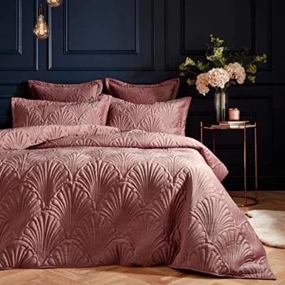 Imagen de Paoletti Palmeria nórdica y Funda de Almohada Conjunto, Sonrojo, Super Rey