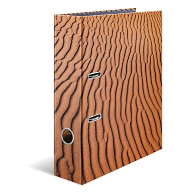 Imagen de HERMA Carpeta A4 con diseño de desierto arena natural, 7 cm ancho, archivador anillas para niños diseño, colorido acabado brillante e impresión interior y niñas