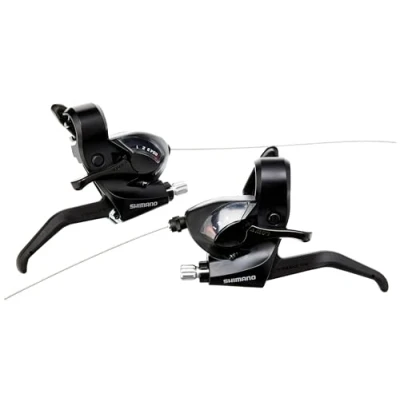 Imagen de Shimano Mtb Sin Grupo STEF41P6AL Mandos/Palancas Ef41 V Brake, 6 x 3 Velocidades , color negro