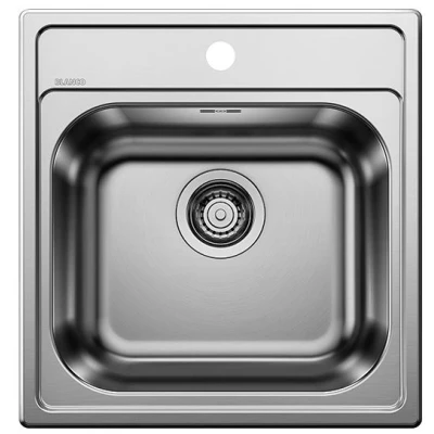Imagen de Blanco 525322 Fregadero de cocina acero inoxidable, 45 cm Unterschrank