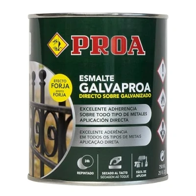 Imagen de Esmalte forja directo sobre galvanizado o hierro. galvaproa forja. dorado 750ml.