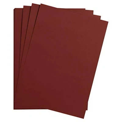 Imagen de Clairefontaine 975376 C Maya paquete de 25 hojas papel dibujo 185 g 29,7 x 42 cm burdeos