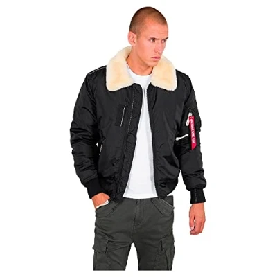 Imagen de Alpha Industries Injector III Chaqueta de invierno, Hombre, Talla: Medium, Black/beige