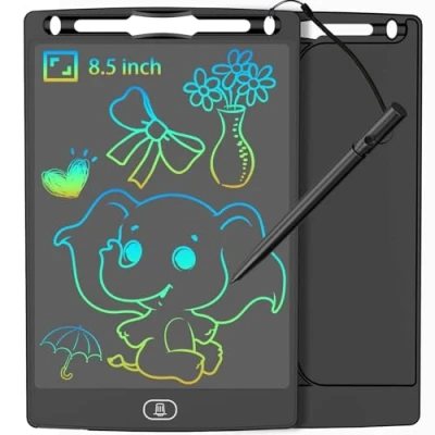 Imagen de JOEAIS Tableta Escritura LCD de 8,5 Pulgadas, Tablet Dibujo Digital Pizarra Electrónica Portátil, Gráfica para Escribir a Mano, Garabatear y Dibujar, Niños Niñas (Negro)