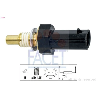 Imagen de FACET 7.3403 Sensor de Temperatura del Refrigerante OPEL: Astra K Hatchback, Insignia B Sports Tourer