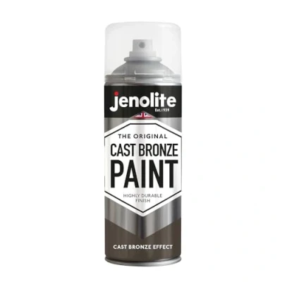 Imagen de JENOLITE Pintura en aerosol de efecto fundido bronce crea el aspecto y la sensación real mayoría las superficies 400ml